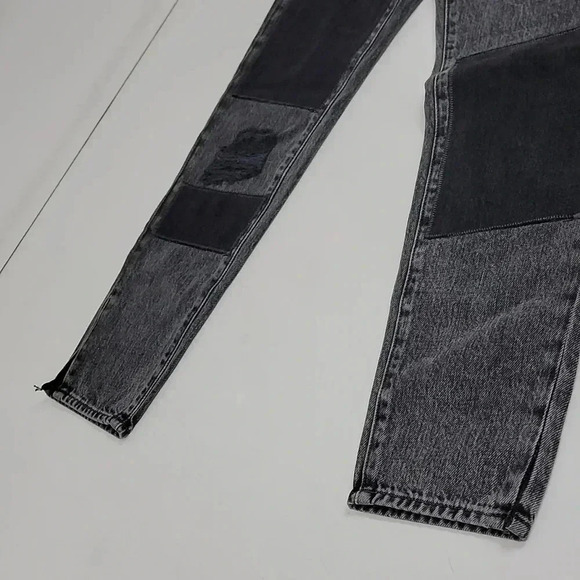 IRO Lep Patchwork Distressed Mid-Rise Slim-Leg Jeans - Picture 5 of 10